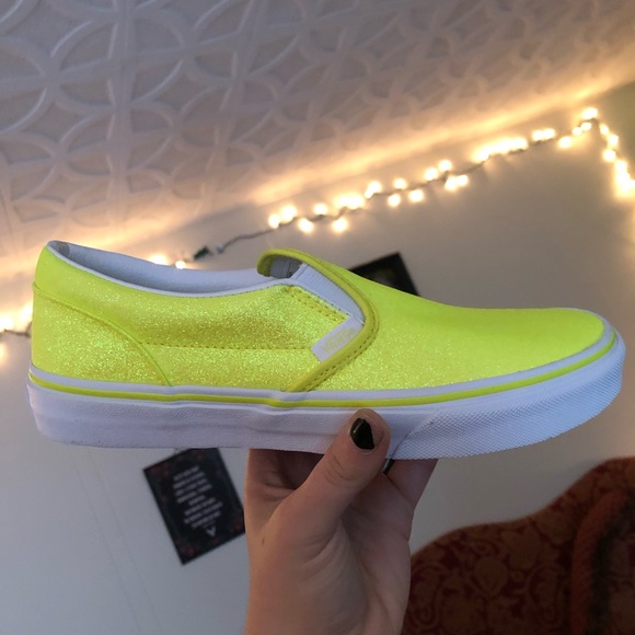 Yellow Sparkly Vans - Picture 2 of 5